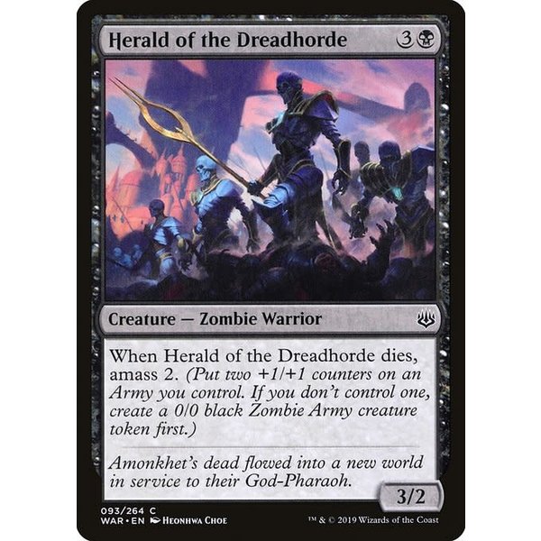 Magic: The Gathering Herald of the Dreadhorde (093) Lightly Played