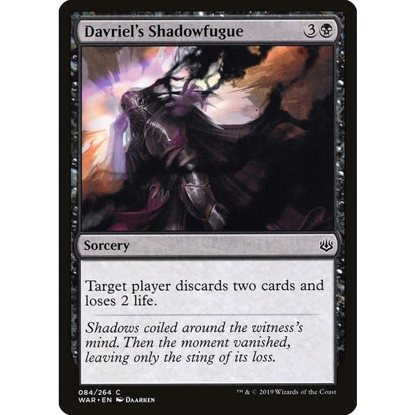 Magic: The Gathering Davriel's Shadowfugue (084) Lightly Played