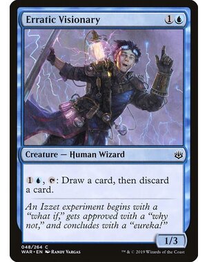 Magic: The Gathering Erratic Visionary (048) Lightly Played