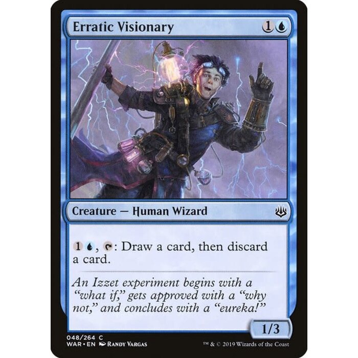 Magic: The Gathering Erratic Visionary (048) Lightly Played