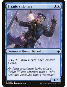 Magic: The Gathering Erratic Visionary (048) Near Mint
