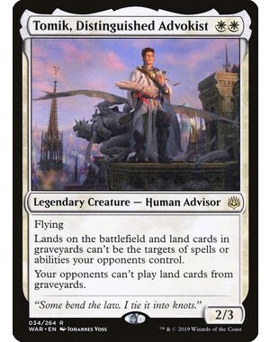 Magic: The Gathering Tomik, Distinguished Advokist (034) Lightly Played