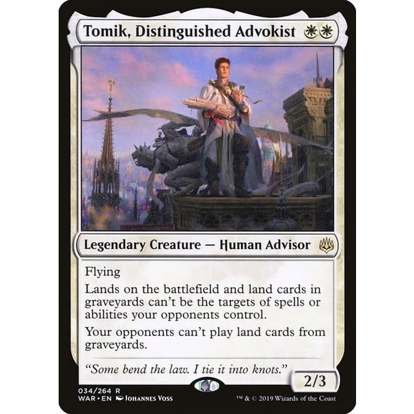 Magic: The Gathering Tomik, Distinguished Advokist (034) Lightly Played