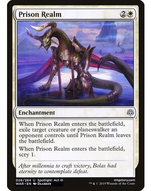Magic: The Gathering Prison Realm (026) Lightly Played Foil - Japanese