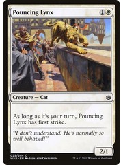Magic: The Gathering Pouncing Lynx (025) Near Mint
