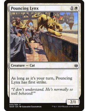 Magic: The Gathering Pouncing Lynx (025) Near Mint