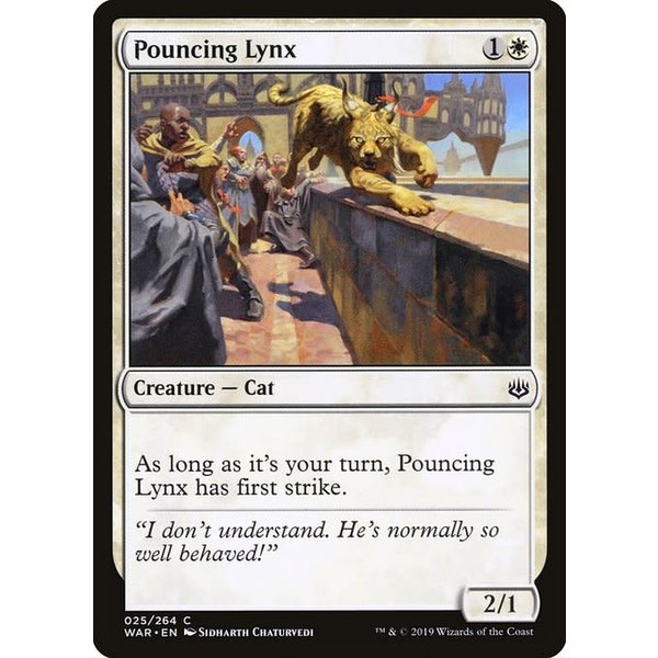 Magic: The Gathering Pouncing Lynx (025) Near Mint
