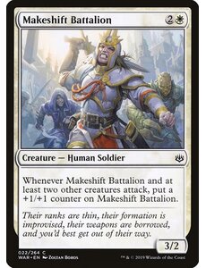 Magic: The Gathering Makeshift Battalion (022) Lightly Played