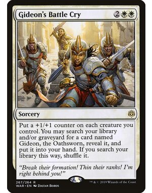 Magic: The Gathering Gideon's Battle Cry (267) Lightly Played