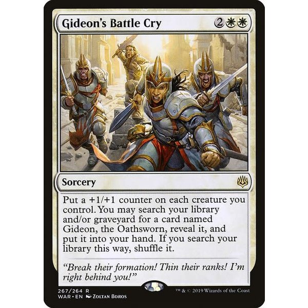 Magic: The Gathering Gideon's Battle Cry (267) Lightly Played
