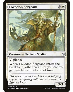 Magic: The Gathering Loxodon Sergeant (021) Near Mint