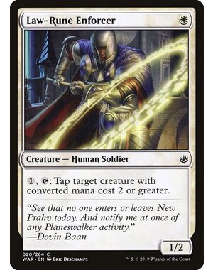 Magic: The Gathering Law-Rune Enforcer (020) Near Mint