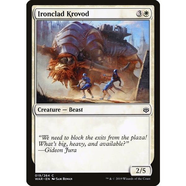 Magic: The Gathering Ironclad Krovod (019) Lightly Played