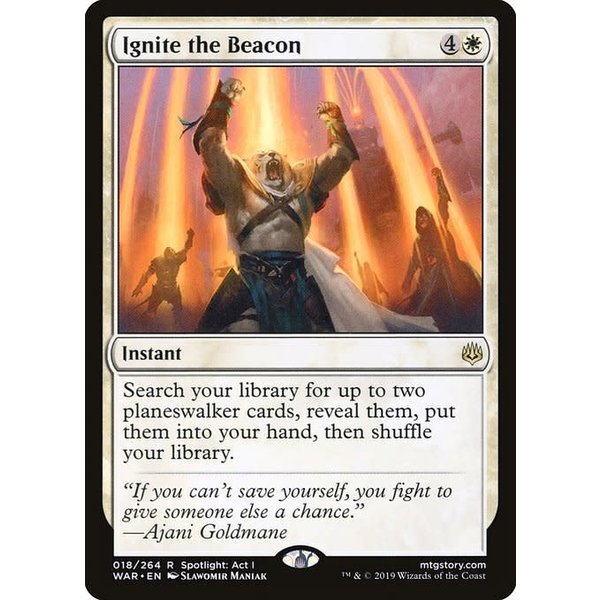 Magic: The Gathering Ignite the Beacon (018) Lightly Played Foil