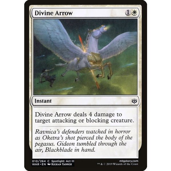 Magic: The Gathering Divine Arrow (010) Heavily Played