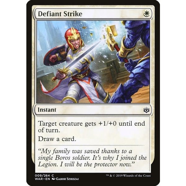 Magic: The Gathering Defiant Strike (009) Lightly Played