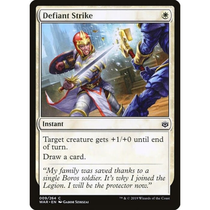 Magic: The Gathering Defiant Strike (009) Lightly Played