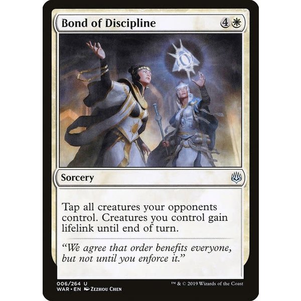 Magic: The Gathering Bond of Discipline (006) Lightly Played