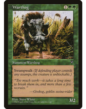 Magic: The Gathering Warthog (124) Lightly Played