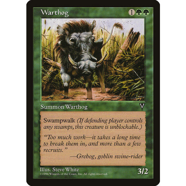 Magic: The Gathering Warthog (124) Lightly Played