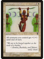 Magic: The Gathering Warrior's Honor (024) Lightly Played