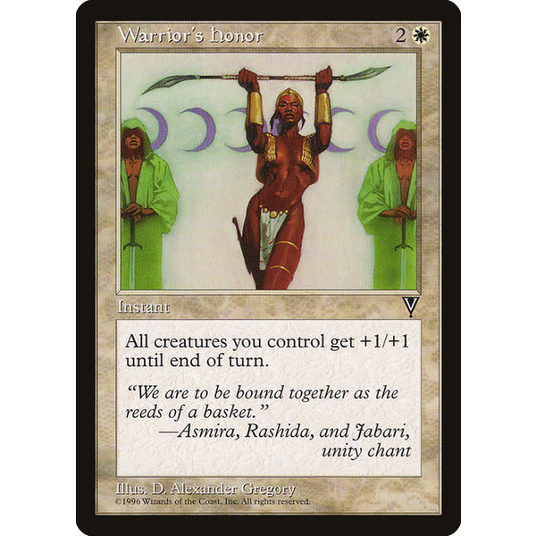 Magic: The Gathering Warrior's Honor (024) Lightly Played