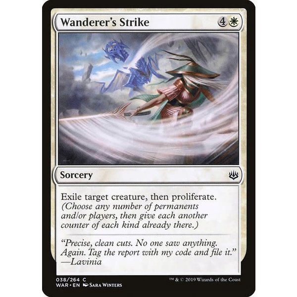 Magic: The Gathering Wanderer's Strike (038) Lightly Played