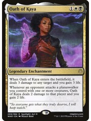 Magic: The Gathering Oath of Kaya (209) Lightly Played
