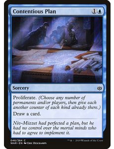 Magic: The Gathering Contentious Plan (046) Lightly Played