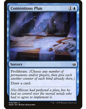 Magic: The Gathering Contentious Plan (046) Lightly Played