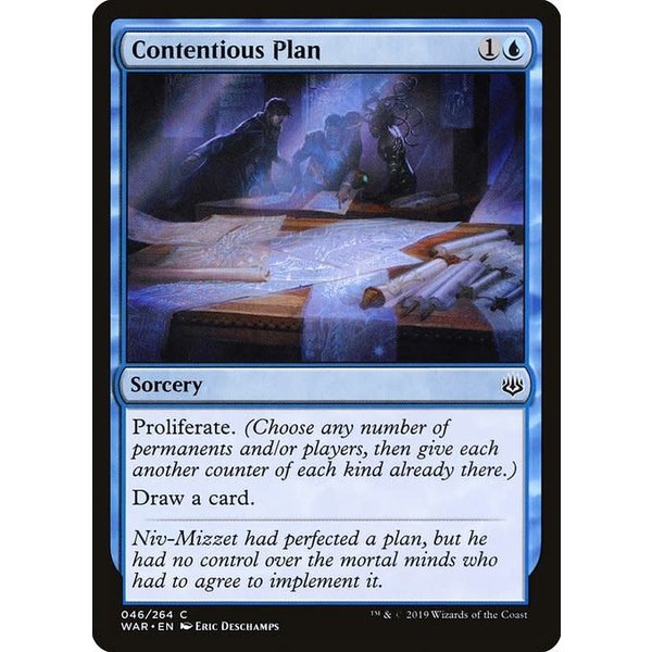 Magic: The Gathering Contentious Plan (046) Lightly Played