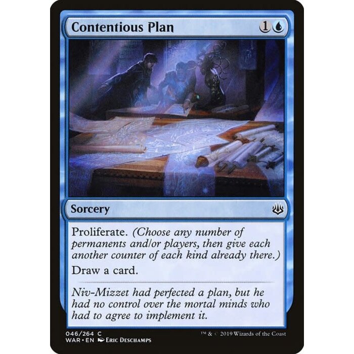 Magic: The Gathering Contentious Plan (046) Lightly Played