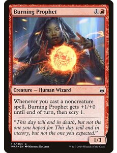 Magic: The Gathering Burning Prophet (117) Lightly Played