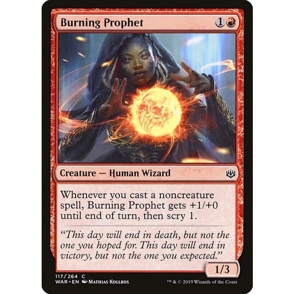Magic: The Gathering Burning Prophet (117) Near Mint
