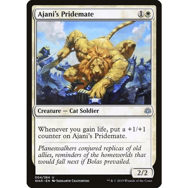 Magic: The Gathering Ajani's Pridemate (004) Lightly Played