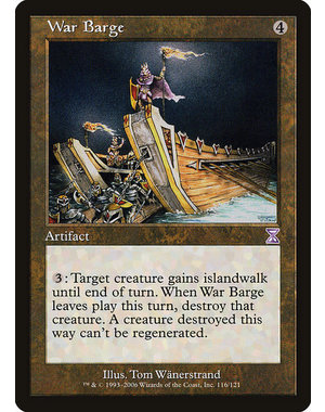 Magic: The Gathering War Barge (116) Lightly Played