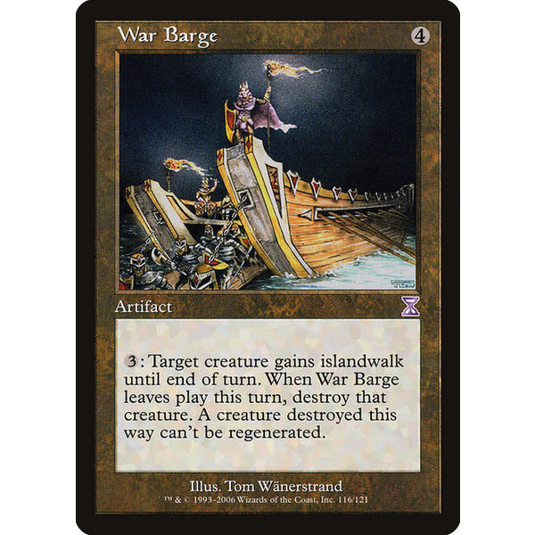 Magic: The Gathering War Barge (116) Lightly Played