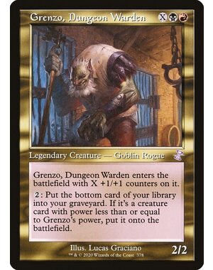 Magic: The Gathering Grenzo, Dungeon Warden (378) Near Mint