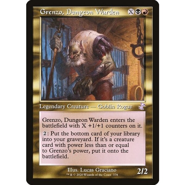 Magic: The Gathering Grenzo, Dungeon Warden (378) Near Mint