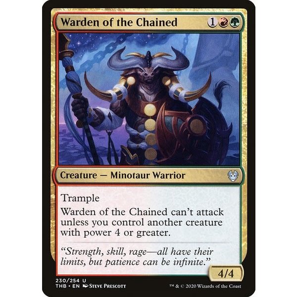 Magic: The Gathering Warden of the Chained (230) Lightly Played