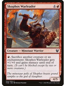 Magic: The Gathering Skophos Warleader (154) Lightly Played