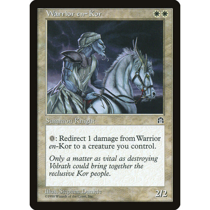 Magic: The Gathering Warrior en-Kor (023) Lightly Played