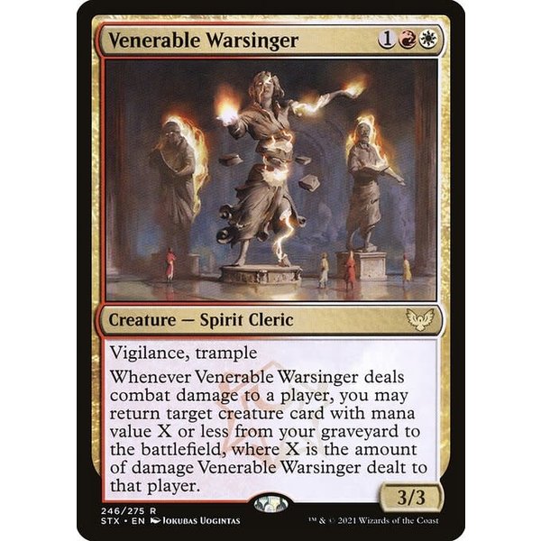 Magic: The Gathering Venerable Warsinger (246) Lightly Played