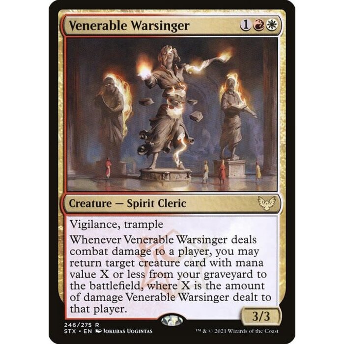 Magic: The Gathering Venerable Warsinger (246) Lightly Played