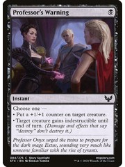 Magic: The Gathering Professor's Warning (084) Near Mint