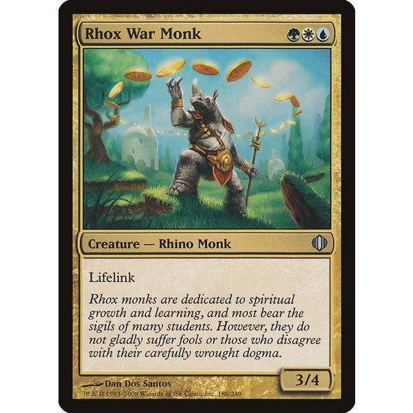 Magic: The Gathering Rhox War Monk (188) Lightly Played