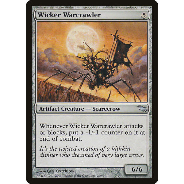 Magic: The Gathering Wicker Warcrawler (269) Moderately Played