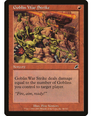 Magic: The Gathering Goblin War Strike (096) Lightly Played