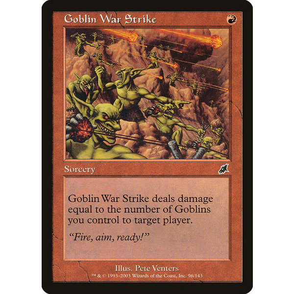 Magic: The Gathering Goblin War Strike (096) Lightly Played