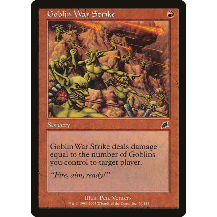 Magic: The Gathering Goblin War Strike (096) Lightly Played